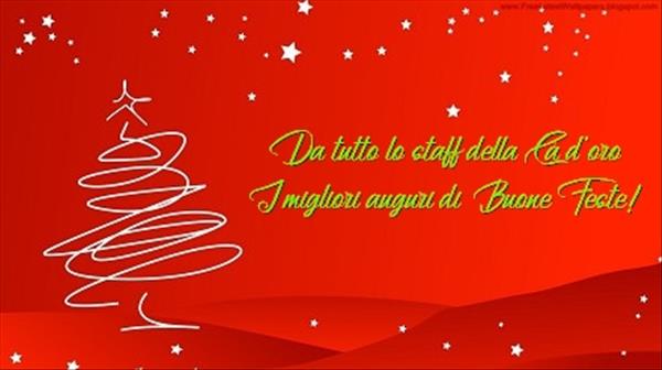 I migliori auguri di Buone Feste